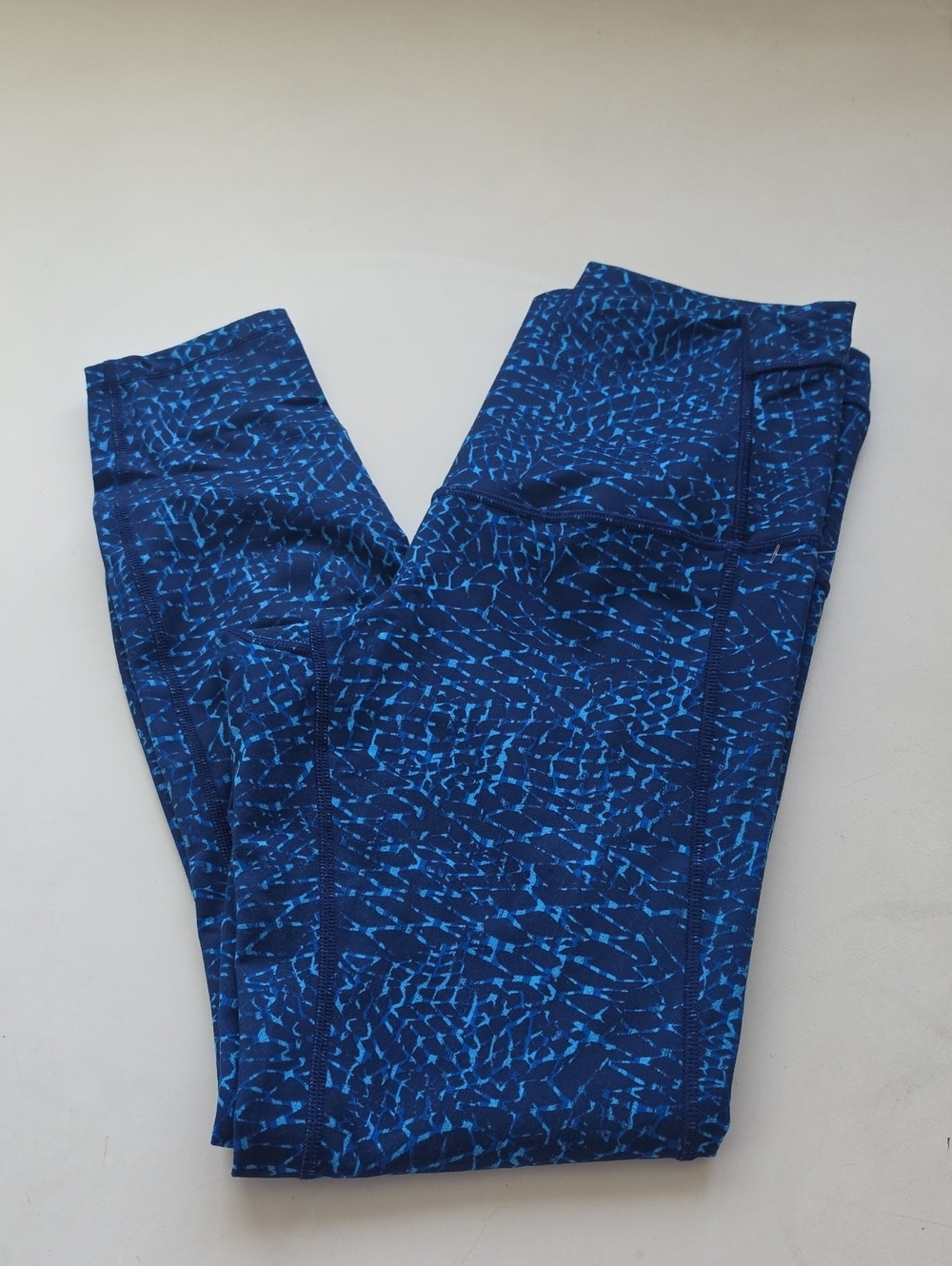 Lululemon Pants Women 8 Blue Pure Practice Pant 25" Full-On Luon Yoga Gym